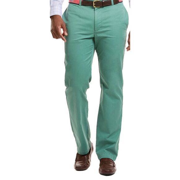 Men's Vineyard Vines Classic Club Pants 34x30‎ Color Mint - Picture 1 of 9